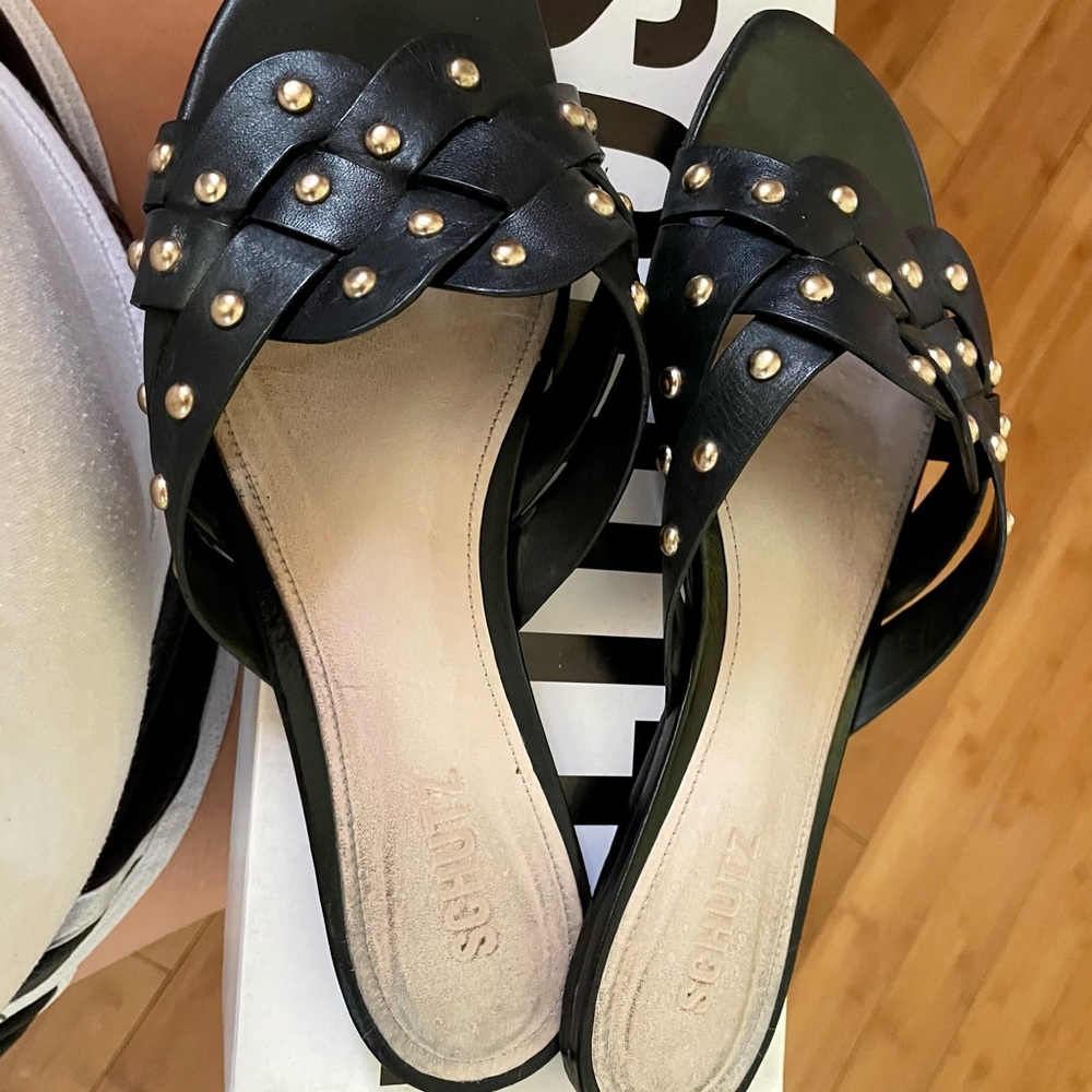 Schutz Betisa slide sandals